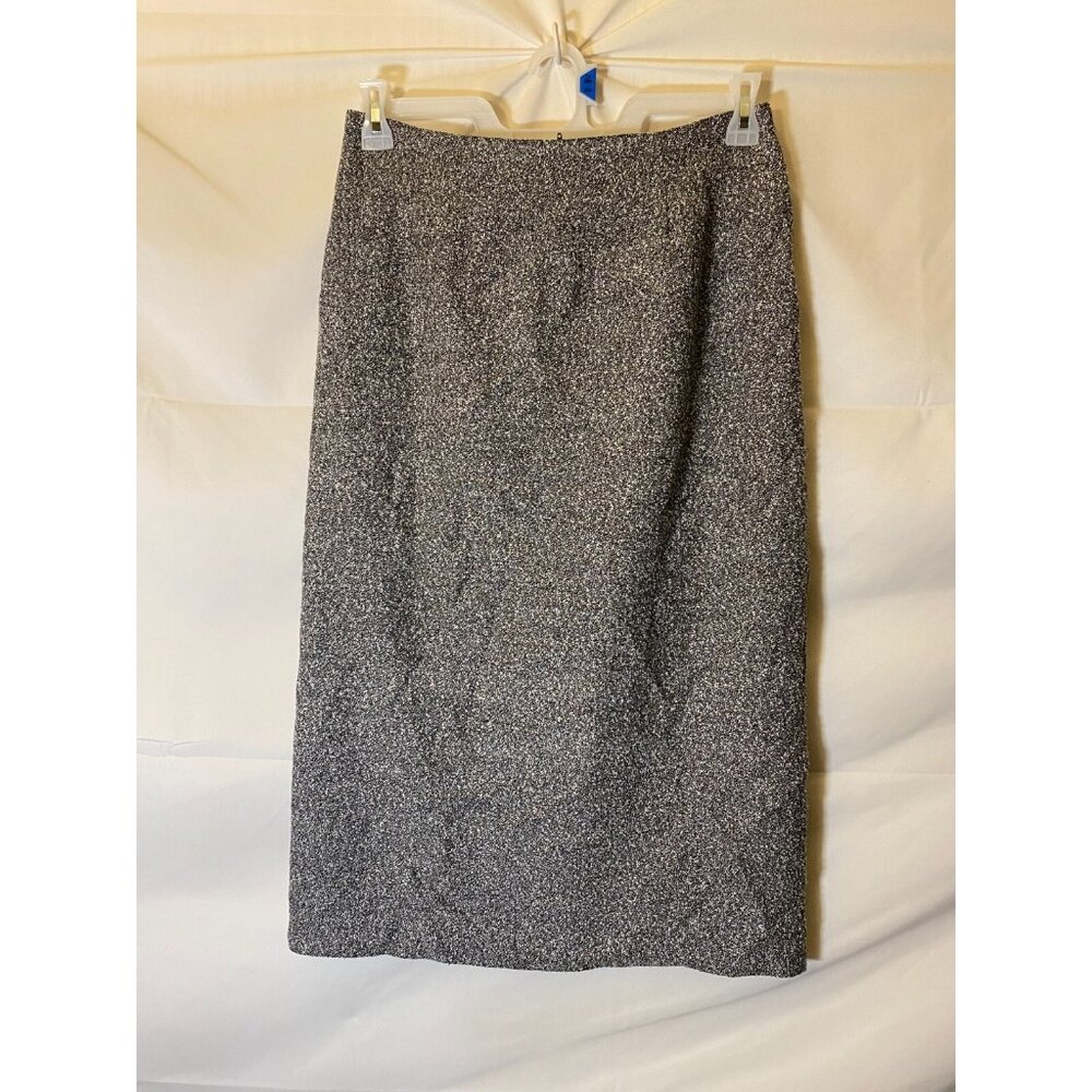 Women's Business Office Capsule Professional Skirt 10 Petite Classic Tweed
